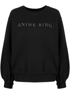 ANINE BING толстовка Esme с вышитым логотипом