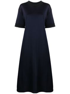 Jil Sander удлиненное платье-футболка