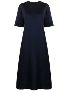 Jil Sander удлиненное платье-футболка