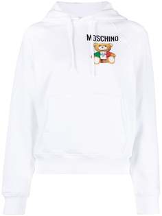 Moschino худи с логотипом Teddy Bear