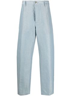 LANVIN прямые брюки средней посадки
