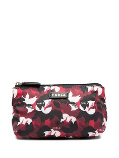 Furla косметичка с абстрактным принтом
