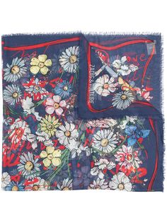 Zadig&Voltaire шарф с цветочным принтом