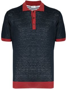 Etro рубашка поло в двух тонах