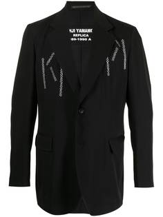 Yohji Yamamoto однобортный пиджак Replica