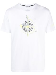 Stone Island футболка с логотипом