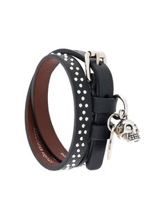 Alexander McQueen браслет с подвеской-черепом