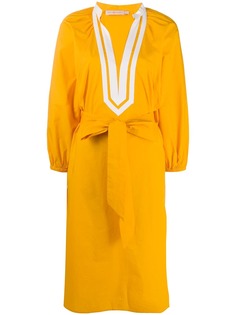 Tory Burch платье миди с пышными рукавами