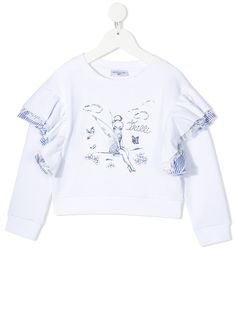 Monnalisa толстовка с принтом Tinkerbell