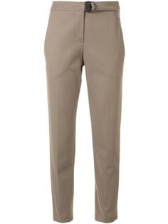 Brunello Cucinelli укороченные брюки строгого кроя