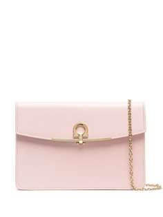 Salvatore Ferragamo клатч с декором Gancini
