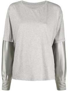 MM6 Maison Margiela многослойная футболка с длинными рукавами