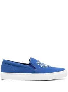 Kenzo слипоны K-Skate с вышивкой Tiger