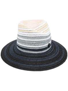 Maison Michel соломенная шляпа-федора Virginie