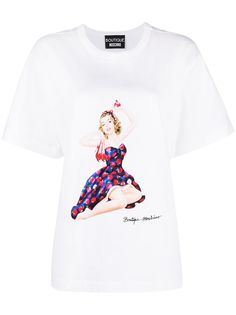 Boutique Moschino футболка с принтом