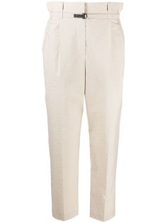Brunello Cucinelli брюки с завышенной талией и поясом