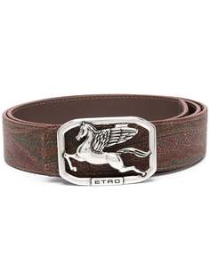 Etro ремень с пряжкой-логотипом