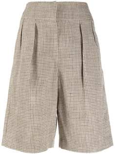 Brunello Cucinelli шорты в клетку