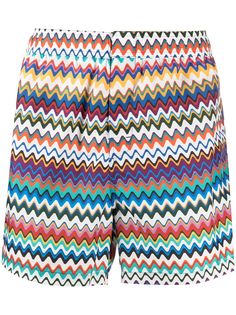 Missoni плавки-шорты с узором зигзаг