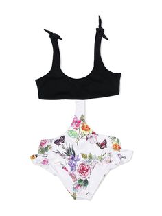 Monnalisa купальник с вырезами