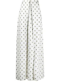 Valentino длинная юбка с цветочным принтом
