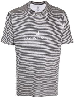 Brunello Cucinelli футболка Be Conscious