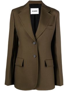 Jil Sander однобортный пиджак