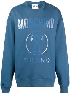 Moschino толстовка с логотипом Double Question Mark