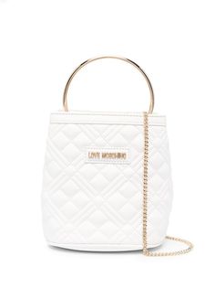Love Moschino стеганая сумка-ведро