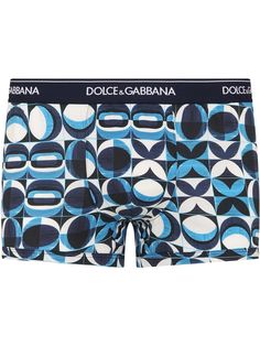 Dolce & Gabbana боксеры с геометричным принтом