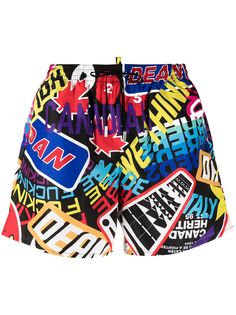 Dsquared2 плавки-шорты с логотипом