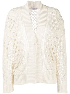 Brunello Cucinelli кардиган в технике кроше
