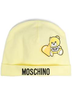 Moschino Kids шапка бини с принтом Teddy Bear