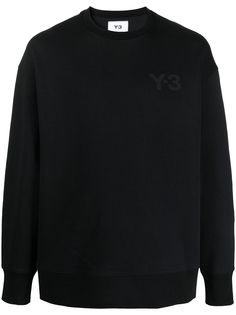 Y-3 толстовка с круглым вырезом и логотипом
