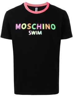Moschino футболка с контрастным воротником