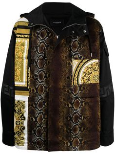 Versace куртка со вставками