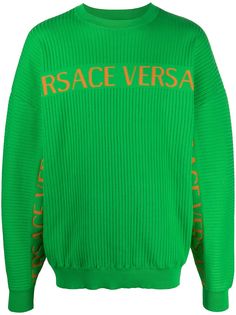Versace джемпер с логотипом