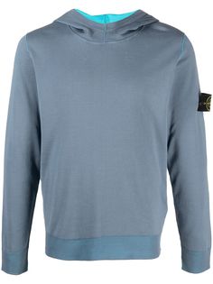 Stone Island худи с нашивкой-логотипом