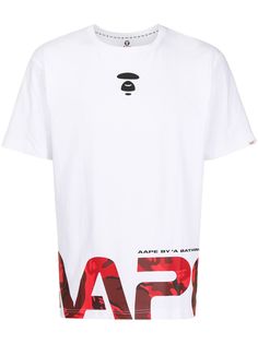 AAPE BY *A BATHING APE® футболка с камуфляжным логотипом