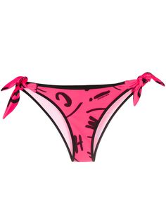 Moschino плавки-брифы с логотипом