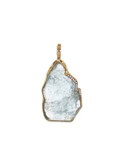 Jorge Adeler подвеска из желтого золота с бриллиантами и аквамаринами