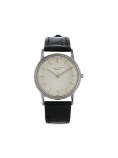 Patek Philippe наручные часы Calatrava Clous De Paris 32 мм 1967-го года