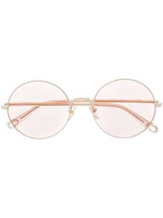 Chloé Eyewear солнцезащитные очки в круглой оправе