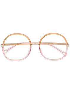 Chloé Eyewear очки в массивной оправе