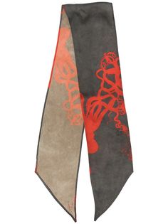 Uma Wang шарф с принтом
