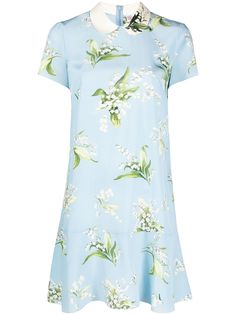 RED Valentino платье с принтом May Lily