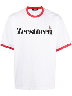Undercover футболка с принтом Zerstören