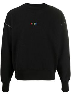 MSGM толстовка с вышитым логотипом