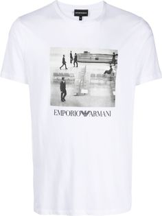 Emporio Armani футболка с фотопринтом