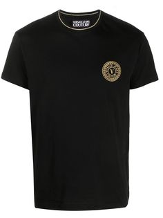 Versace Jeans Couture футболка с вышитым логотипом